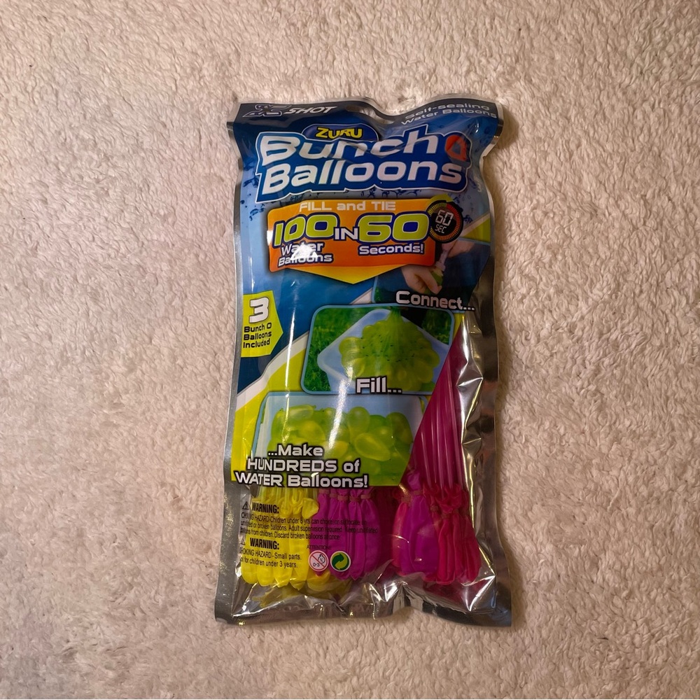 Zuru Bunch O Balloons Instant Self-Sealing Water Balloons Complete Bundle 3PC